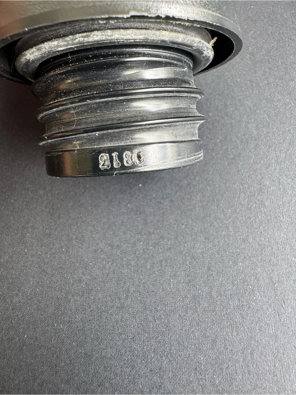 Harley-Davidson Black Round Phone Mount Adapter Cap